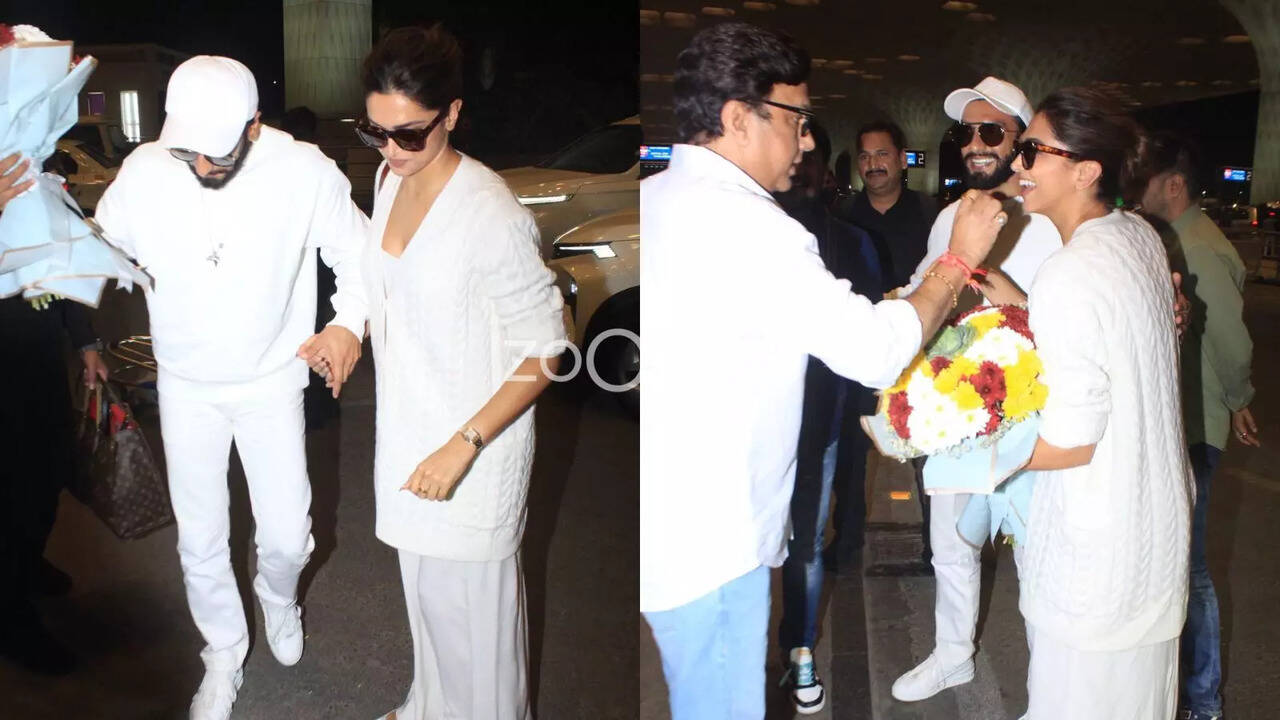 Parents-To-Be Deepika Padukone, Ranveer Singh Receive Flowers From Fans After Pregnancy Announcement, Pics Go Viral