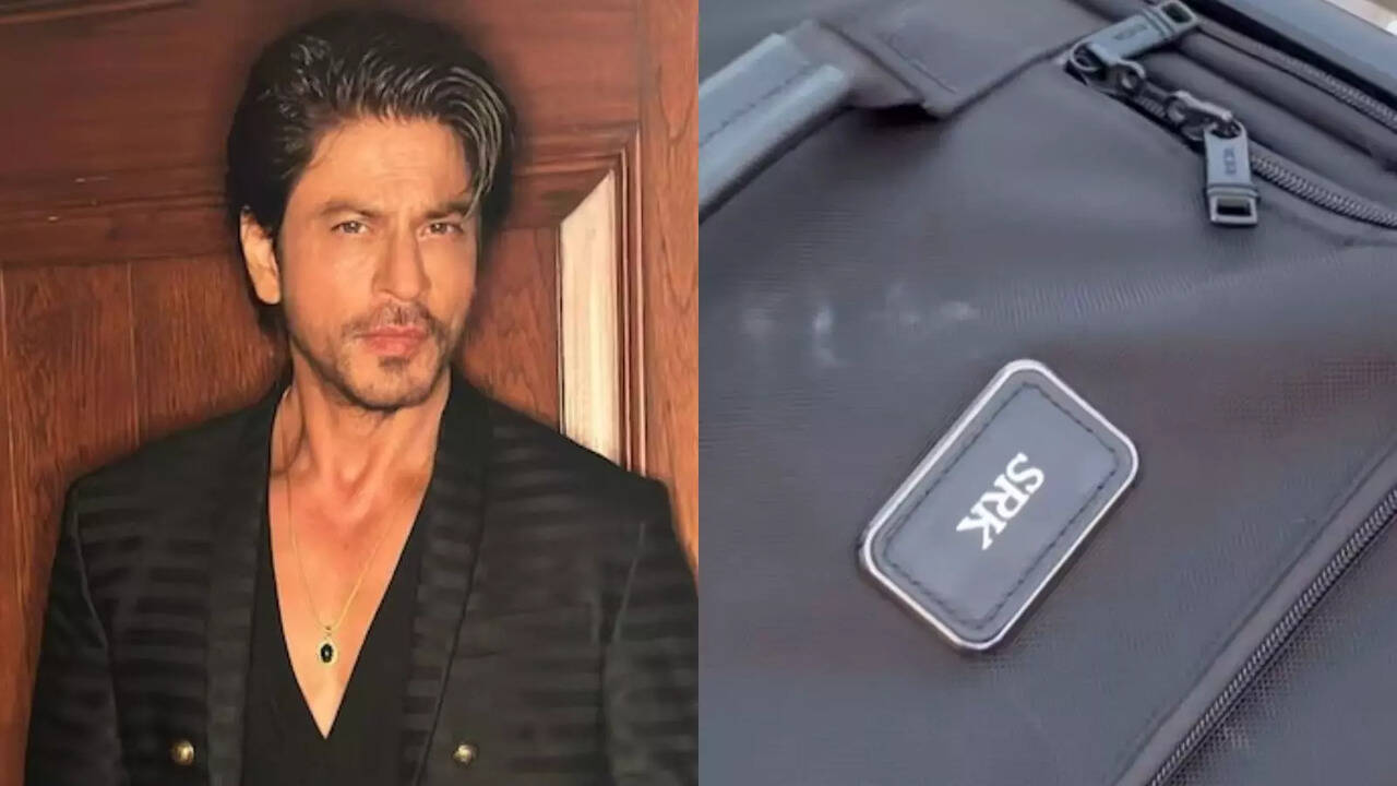 Shah Rukh Khan's Luggage Has A Special 'SRK' Tag And It's Just Too Cool To Miss - WATCH