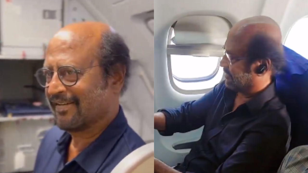 Superstar Rajinikanth Flies Economy, Fans Can't Contain Excitement – WATCH