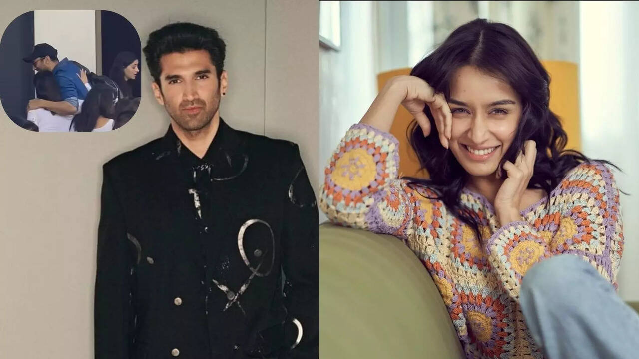 Aditya Roy Kapur Spotted Hugging Aashiqui 2 Co-Star Shraddha Kapoor Before Departing For Jamnagar, Video Goes Viral