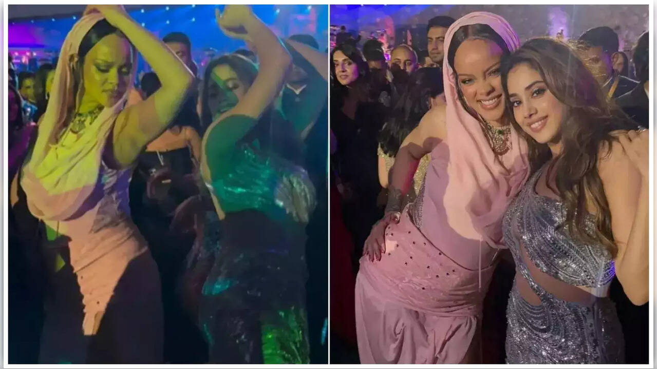 Rihanna Dance With Janhvi Kapoor On Zingaat