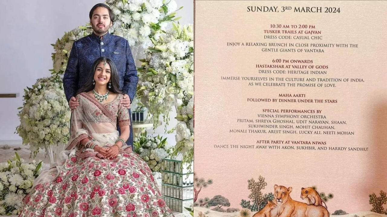 Arijit Singh-Shreya Ghoshal To Perform On Day 3 At Anant Ambani-Radhika Merchant Pre-wedding, Itinerary Revealed