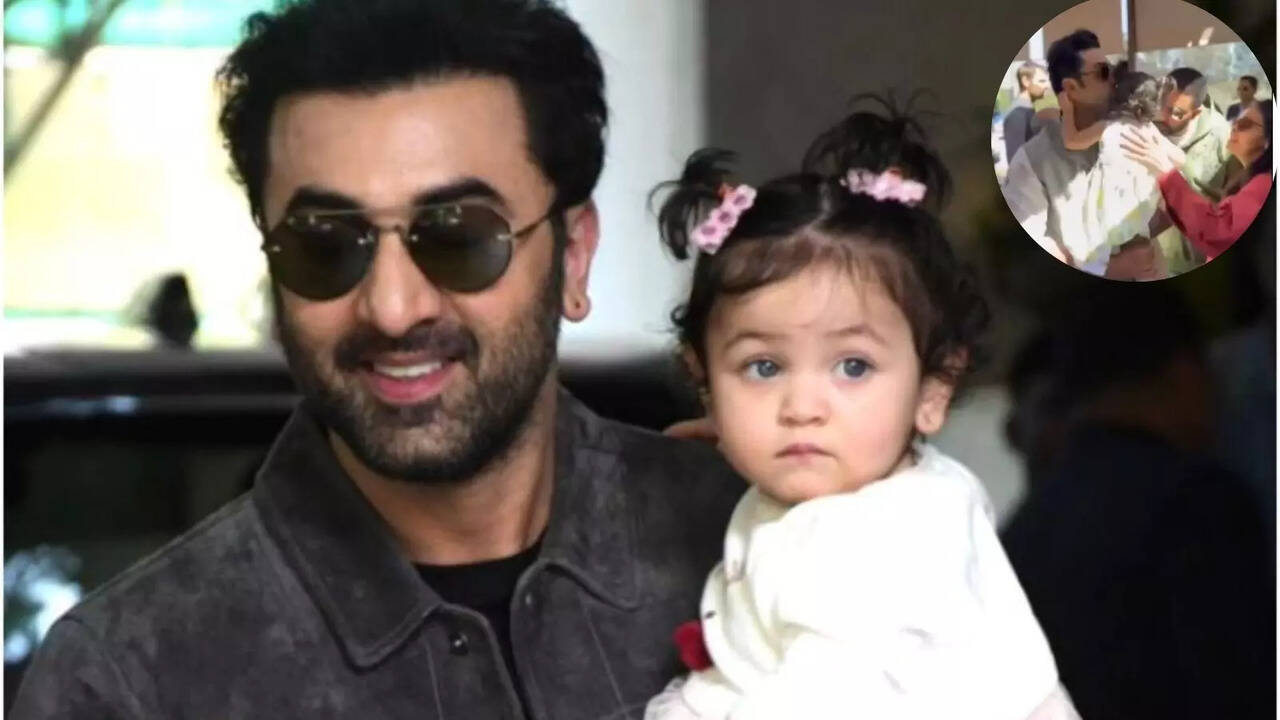 Dad Ranbir Kapoor Adorably Carries Raha In Arms, Rani Mukerji, Abhishek Bachchan Pour Love And Kisses - WATCH