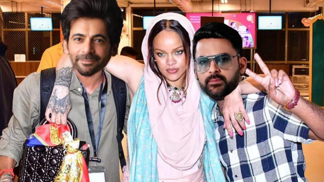 Sunil Grover Drops Funny Edited Pic Of Rihanna Posing With Kapil Sharma And Him, Mouni Roy, Jasmin Bhasin REACT