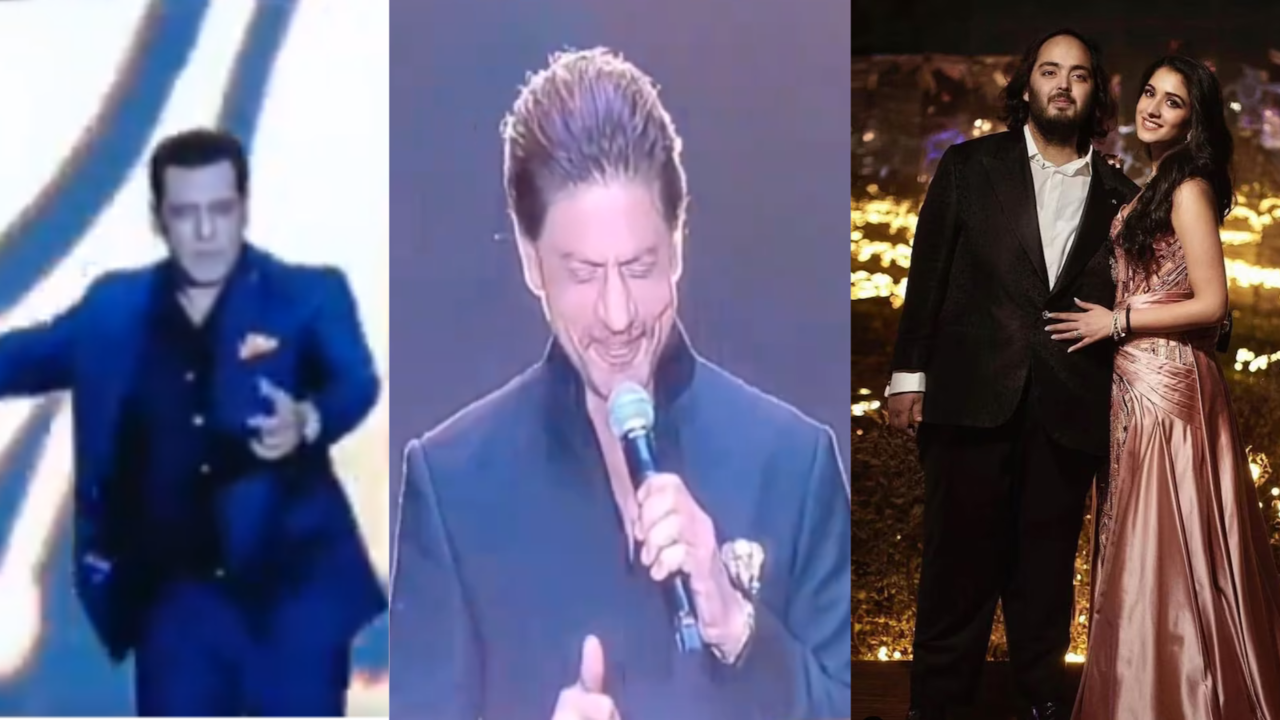 Ambani's Grand Gala Still Rolling! SRK, Salman Khan, Ranveer Singh Steal Spotlight On Jamnagar's Stage - WATCH