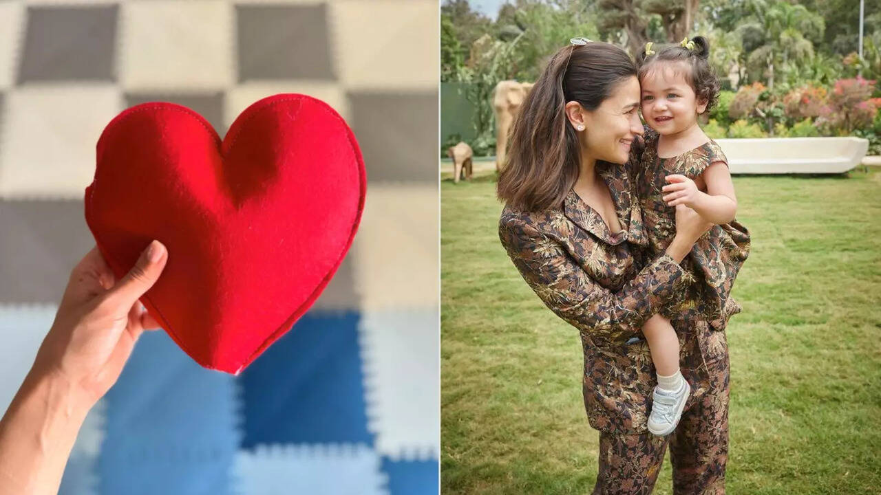 Mama Alia Bhatt Drops Red Heart Made By Little Raha, Netizens Ask, "Choti Bacchi Kaise Bana Sakti Hai?'