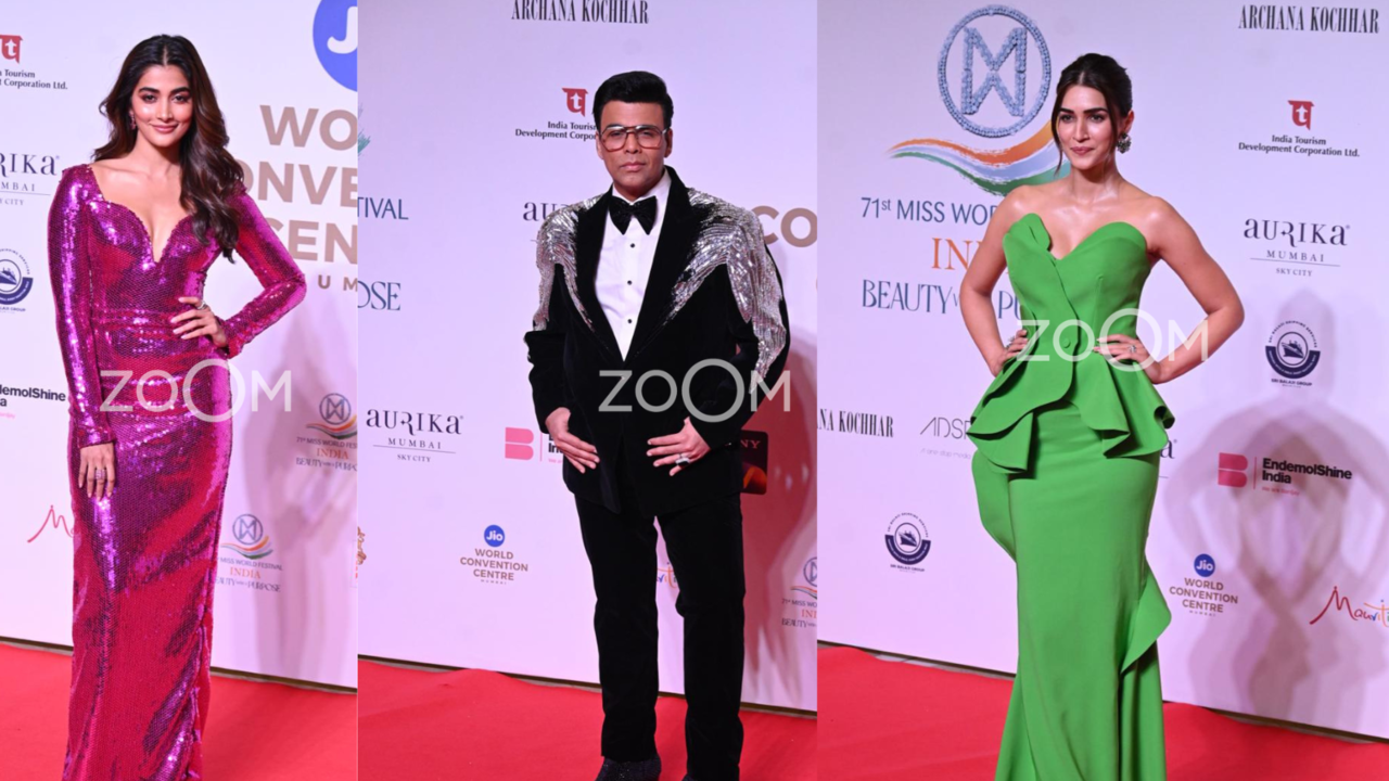 71st Miss World 2024: Kriti Sanon, Pooja Hegde, Amruta Fadnavis And More Celebs Spill Magic Over Red Carpet