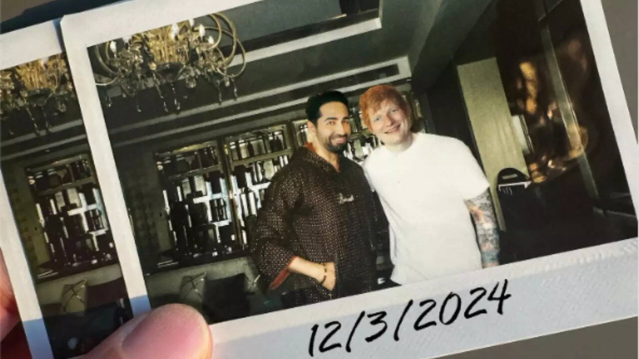 ​Ayushman Khurrana Treats Ed Sheeran To His Mother's Delicious Panni