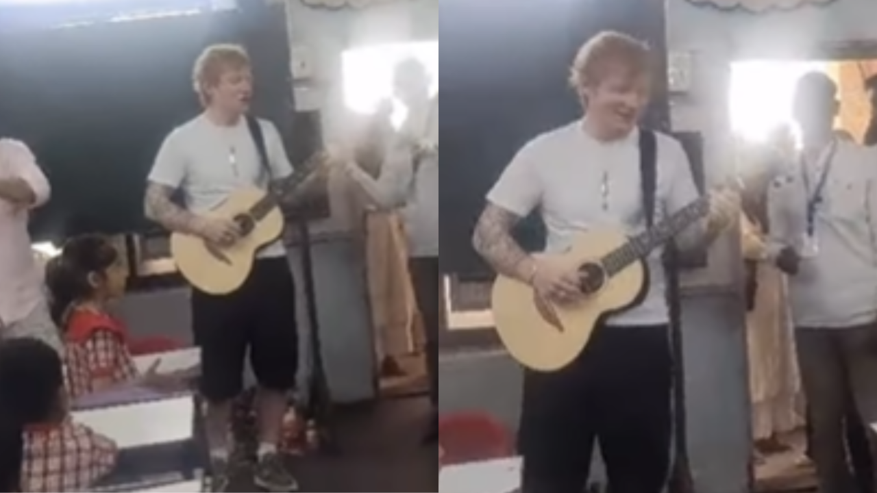 Ed Sheeran Performs Perfect For School Kids In Mumbai, Fans Calls It 'Finest Stage Performance' - WATCH