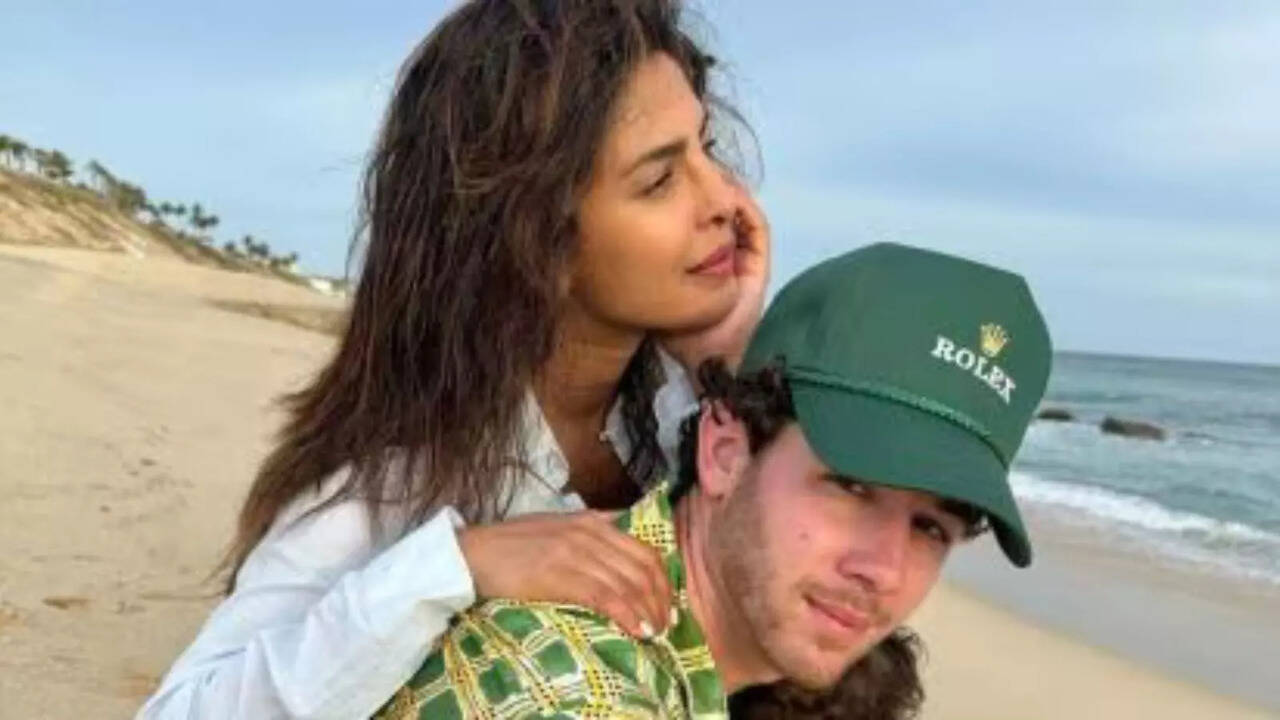 Nick Jonas Reunites with Wife Priyanka Chopra and Daughter Malti Marie in Mumbai Ahead Of Holi