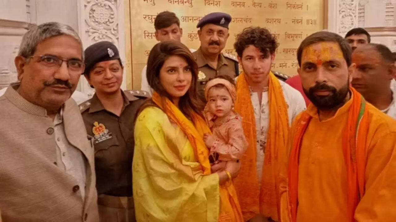 Priyanka Chopra at Ram Mandir in Ayodhya