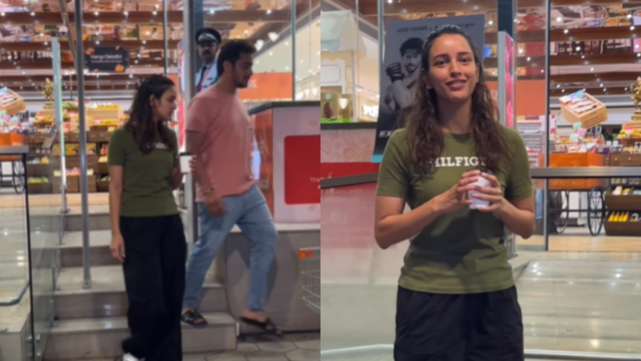 Triptii Dimri Spotted With Rumoured Boyfriend Sam Merchant On A Shopping Date  - WATCH