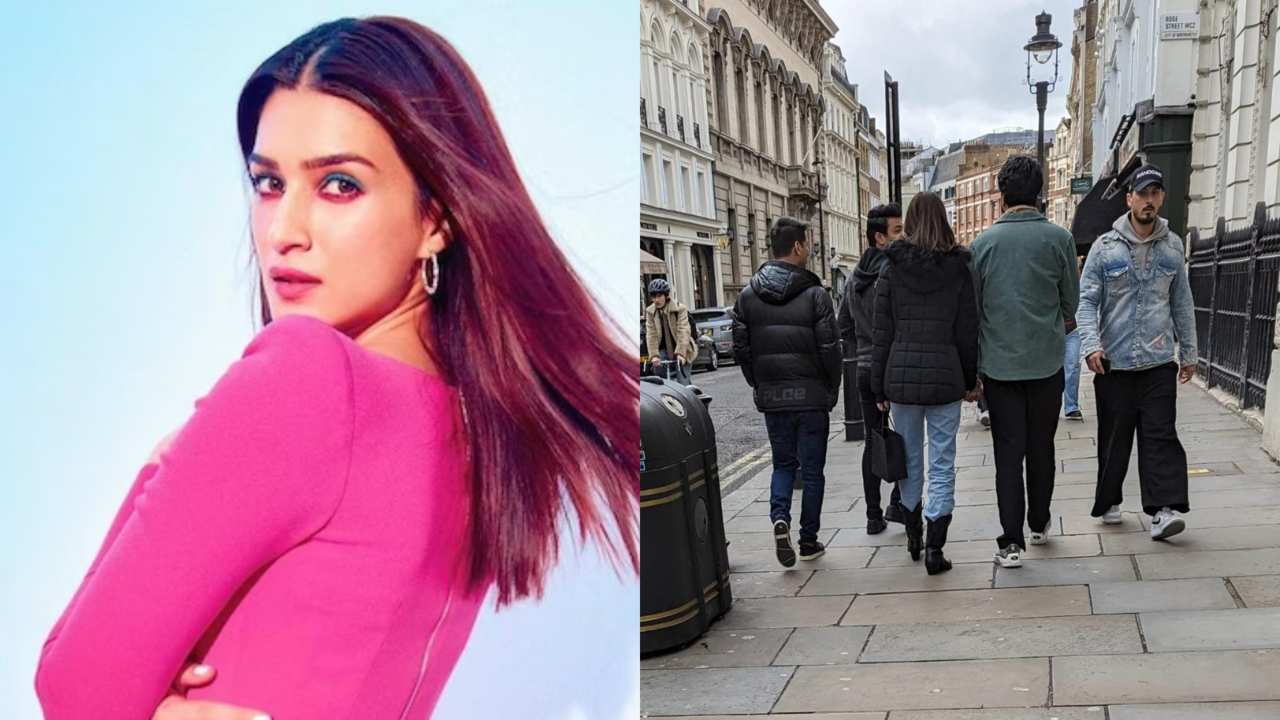 Kriti Sanon Spotted Hand-In-Hand With Mystery Man In London In Viral Pic - SEE