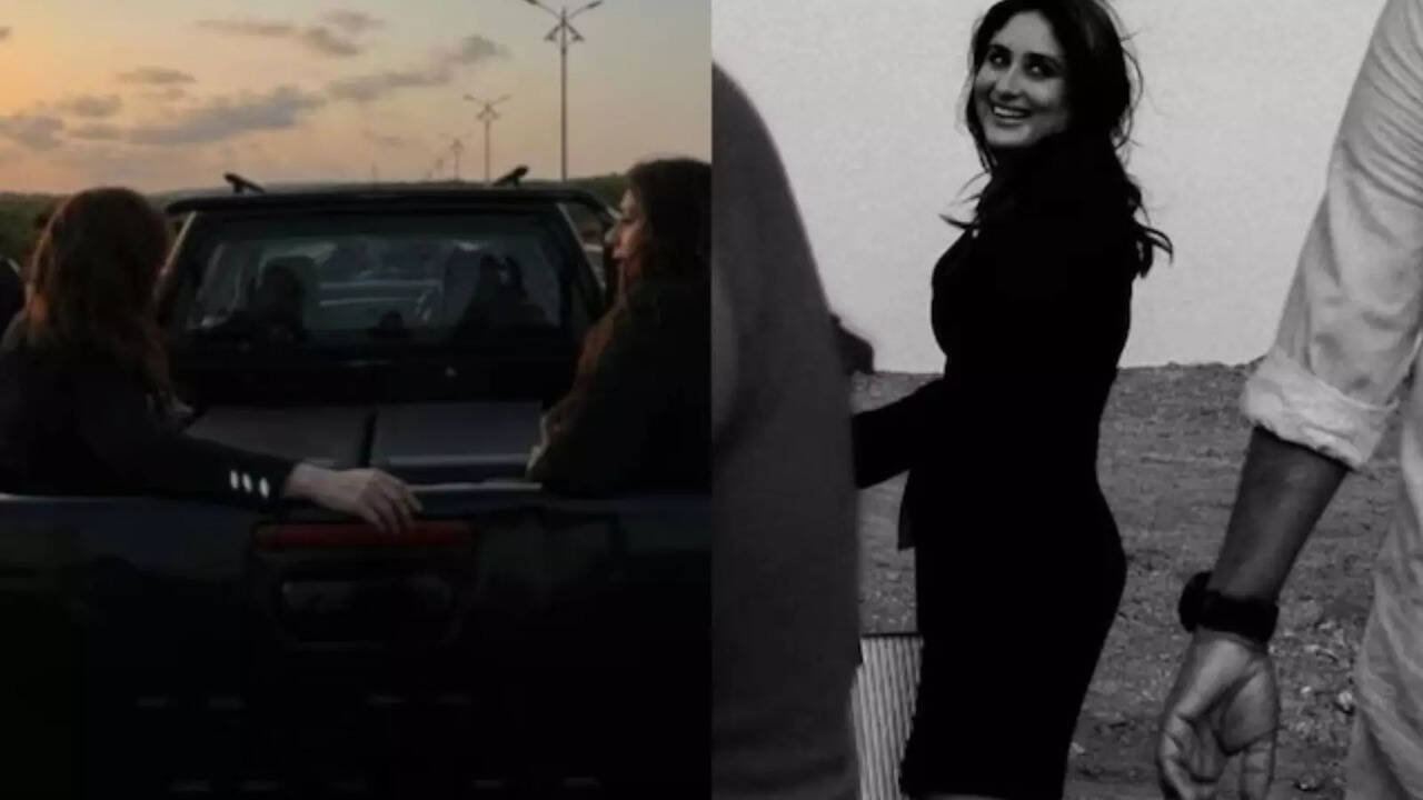 Kareena Kapoor Khan Shares Behind-the-Scenes Moments with Co-Star Tabu Before Crew Premiere