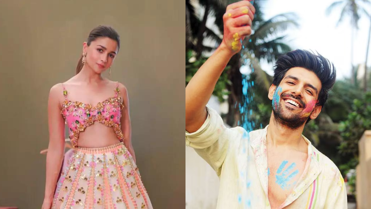 Alia Bhatt To Kartik Aaryan, Celebs Extend Colourful Holi Greetings To Fans