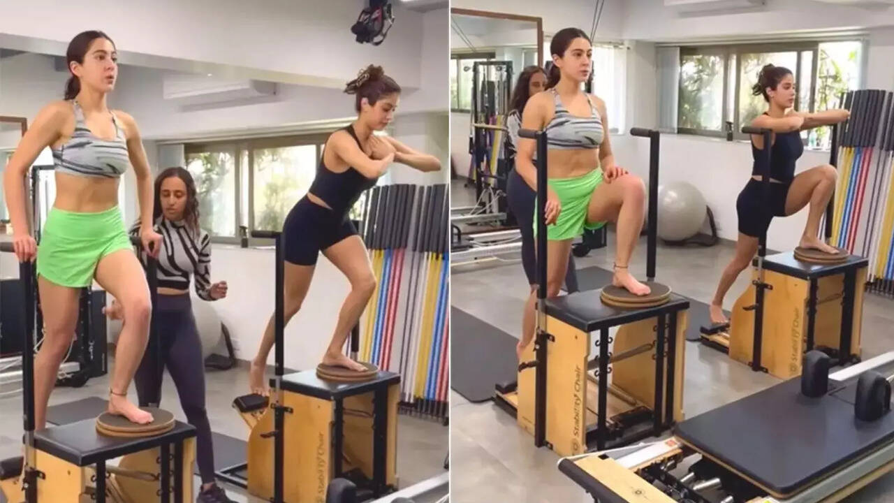 Janhvi Kapoor And Sara Ali Khan Redefine Fitness Goals Post-Holi, Check Out Their Routines Here