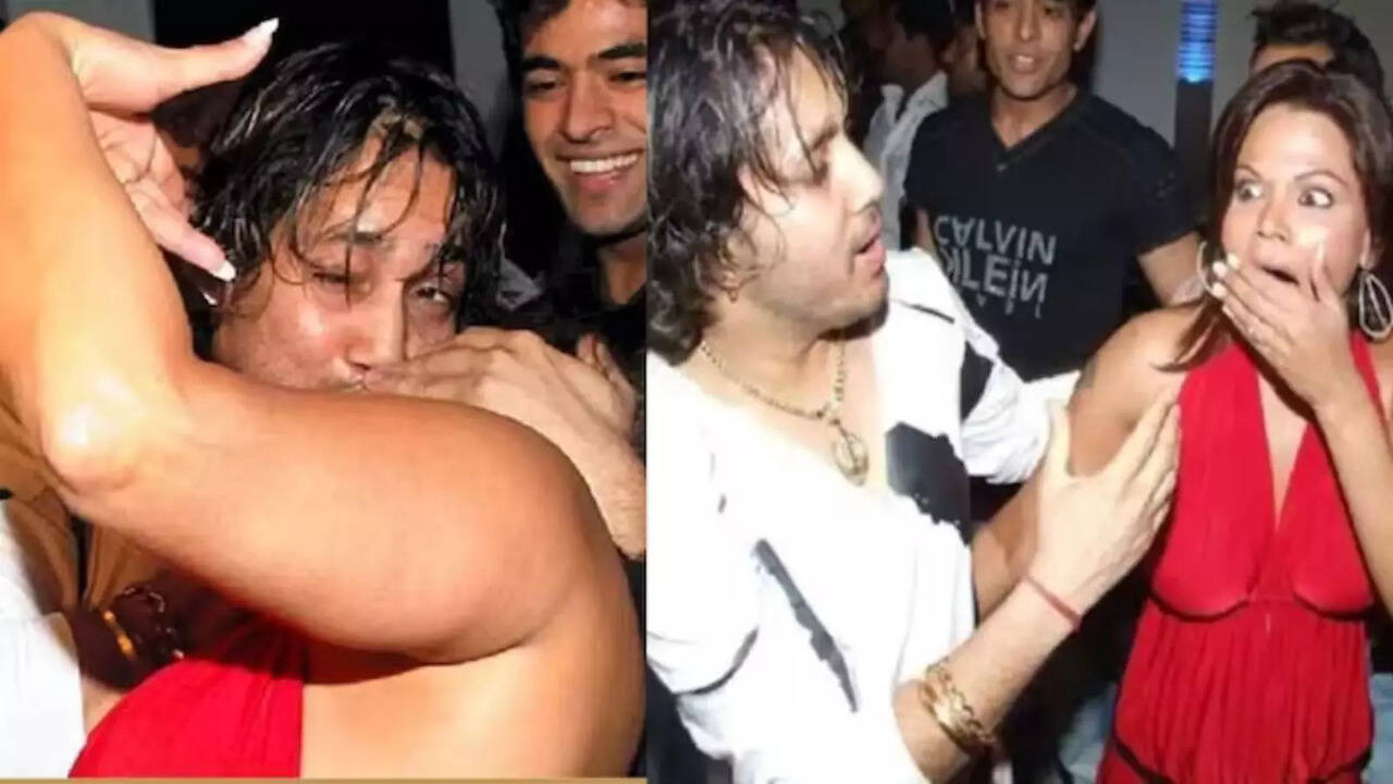 When Mika Singh Kissed Rakhi Sawant's On His Birthday 18 Years Ago