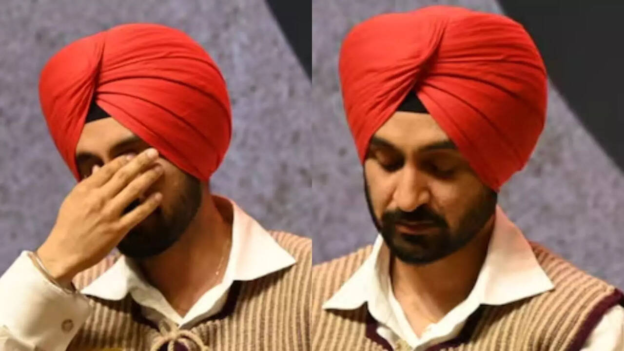 Diljit Dosanjh Breaks Down In Tears After Imtiaz Ali Praised Him At Amar Singh Chamkila Trailer Launch - WATCH