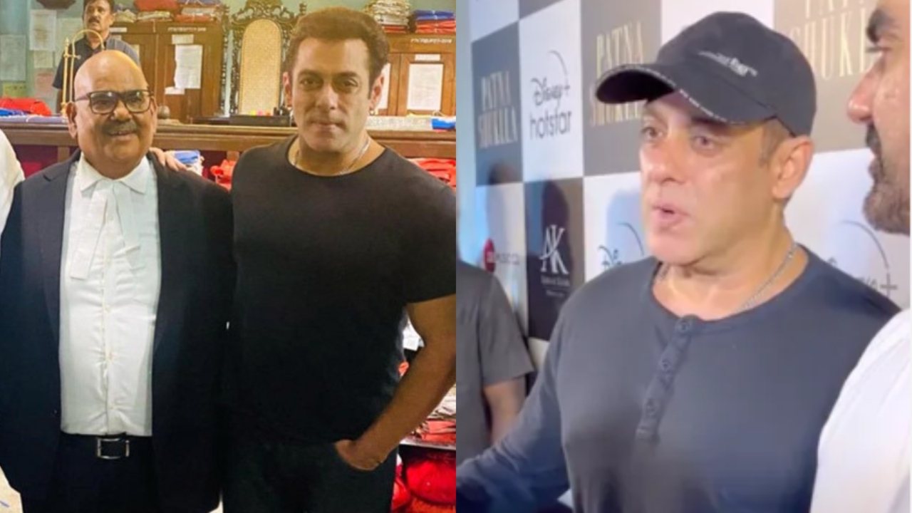 Salman Khan Gets Emotional Remembering Satish Kaushik At Screening Of Patna Shuklla: Humare Close The...