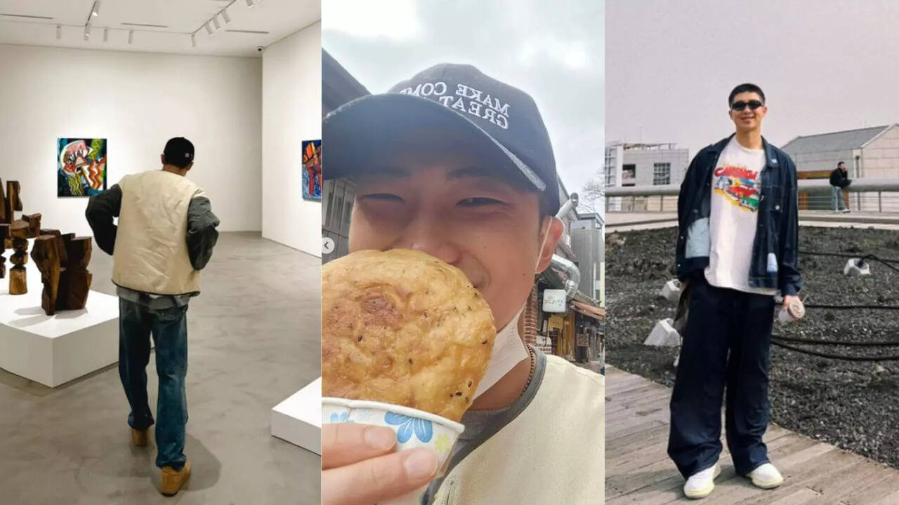 ​BTS' RM Shares Pics Namjooning After Fulfilling Mandatory Military Service In March, SEE PICS