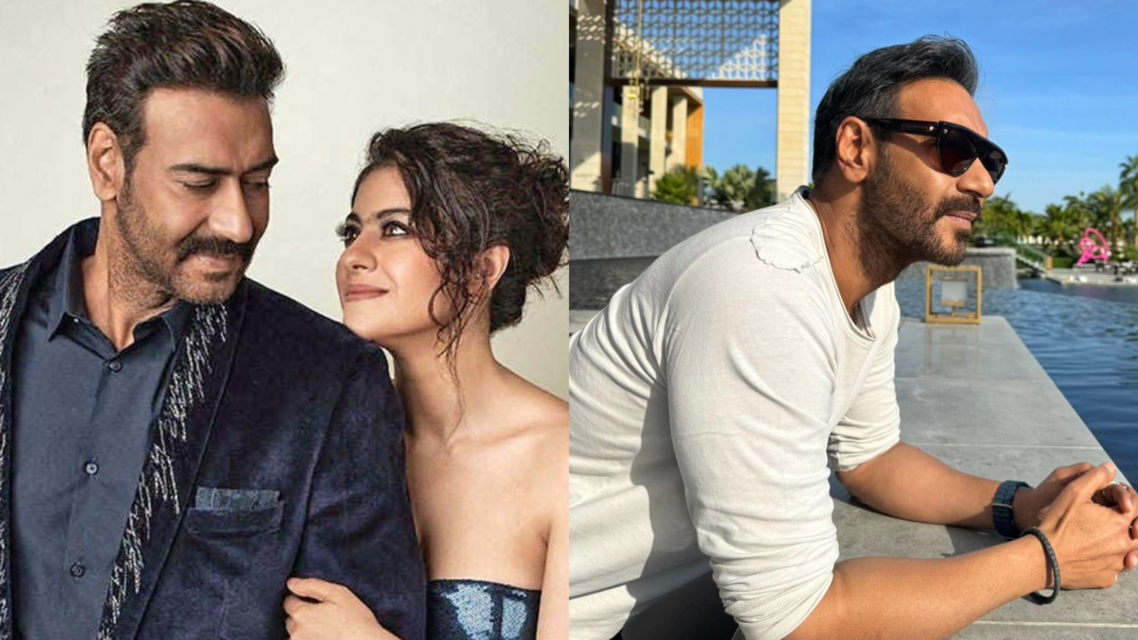 Kajol Wishes Birthday Boy Ajay Devgn With A Hilarious Note:  Jumping Up And Down Like A Kid...