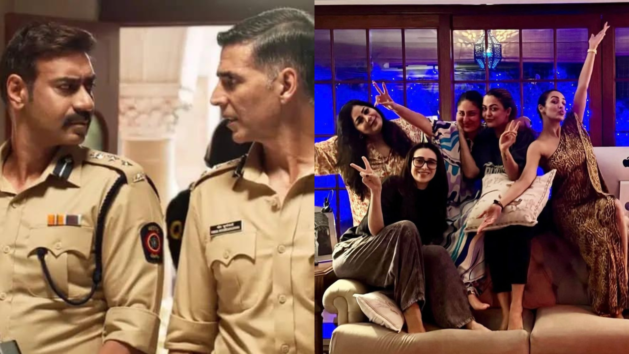 Today's ENT Wrap: Akshay Kumar Wishes Ajay Devgn On Birthday, Karisma, Kareena And Malaika Enjoy Night Out And More