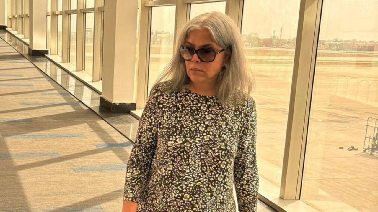 Zeenat Aman Drops Pic From Mumbai Airport, Says 'Looking Forward To Staying Put For A Bit'