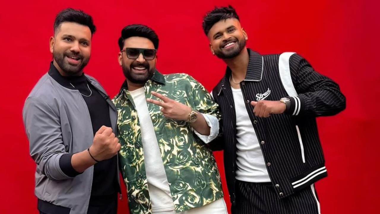 ​Kapil Sharma Welcomes Shreyas Iyer, Rohit Sharma​ On Great Indian Kapil Show