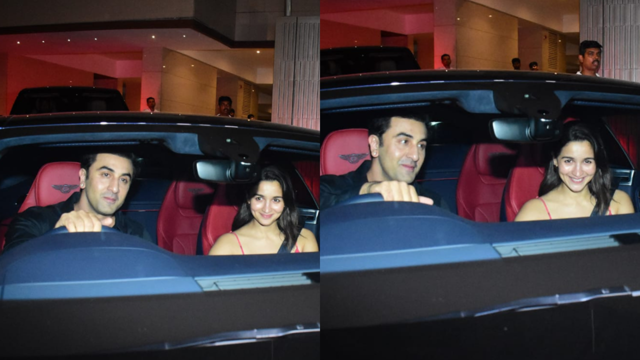 Aaja Andar Baith Jaa! Ranbir Kapoor Takes Alia Bhatt For Ride In New Bentley, Invites Excited Paps To Sit Inside