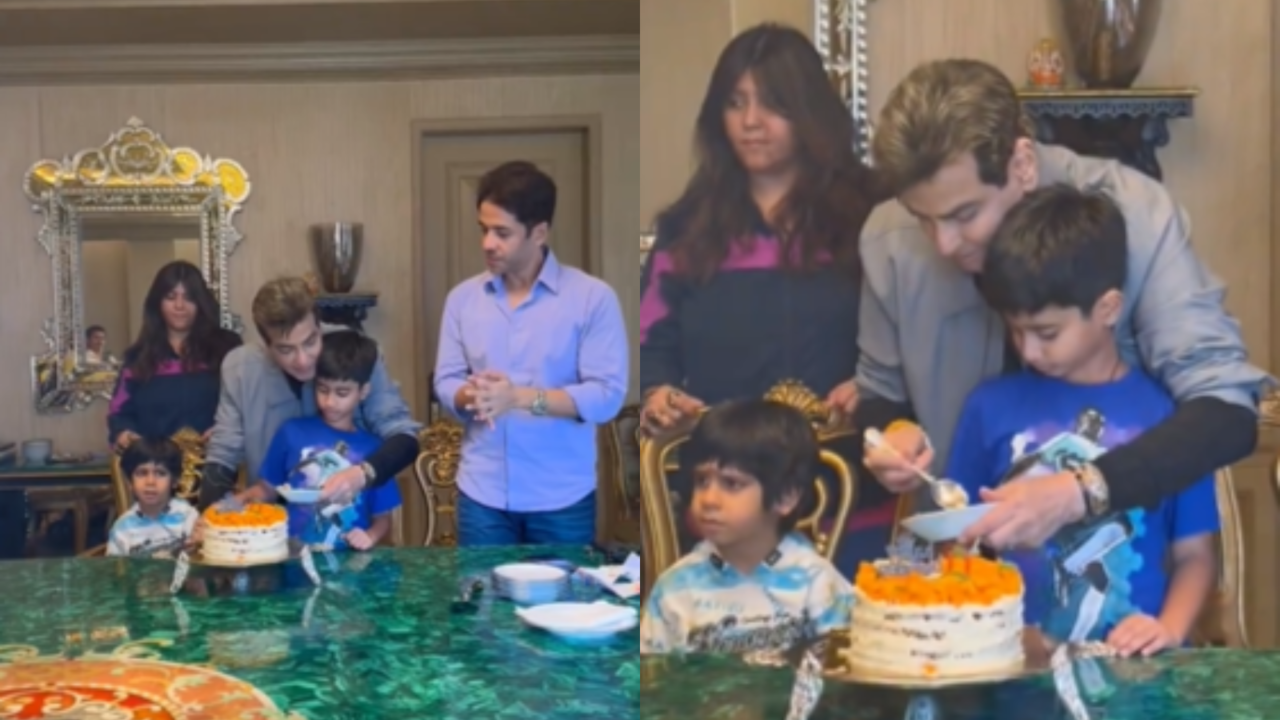 Jeetendra Celebrates 82nd Birthday With Tusshar Kapoor, Ekta Kapoor And Grandkids - Watch Video