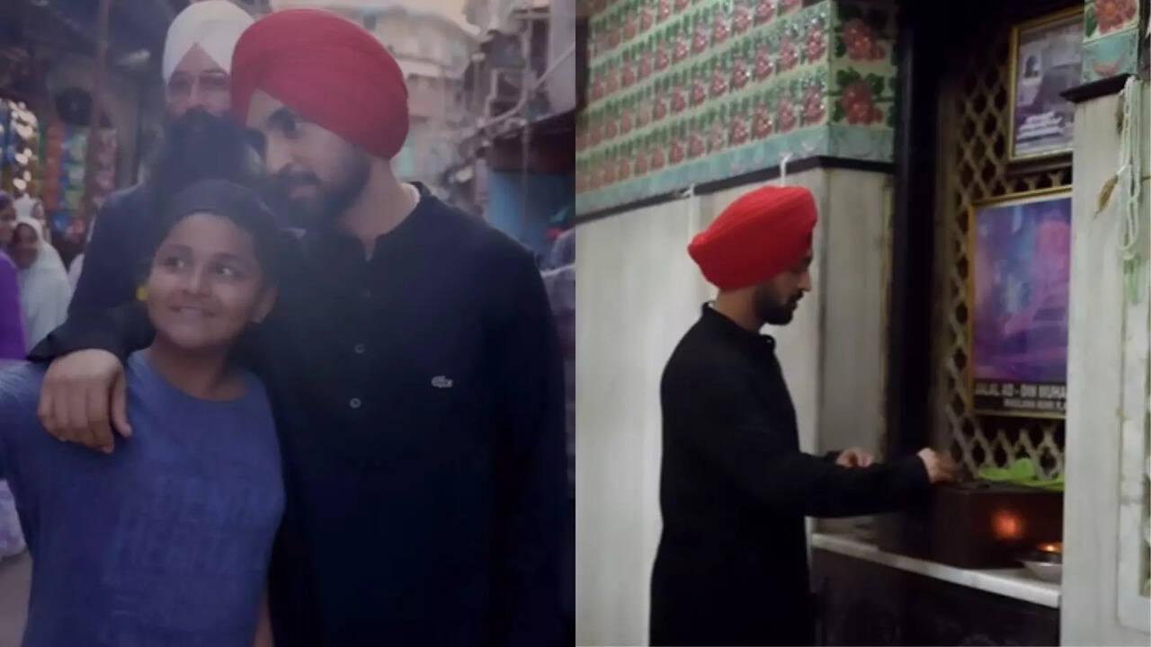 ​Diljit Dosanjh Creates Special Song On Occasion Of Eid, Offers Prayers At Mosque, WATCH