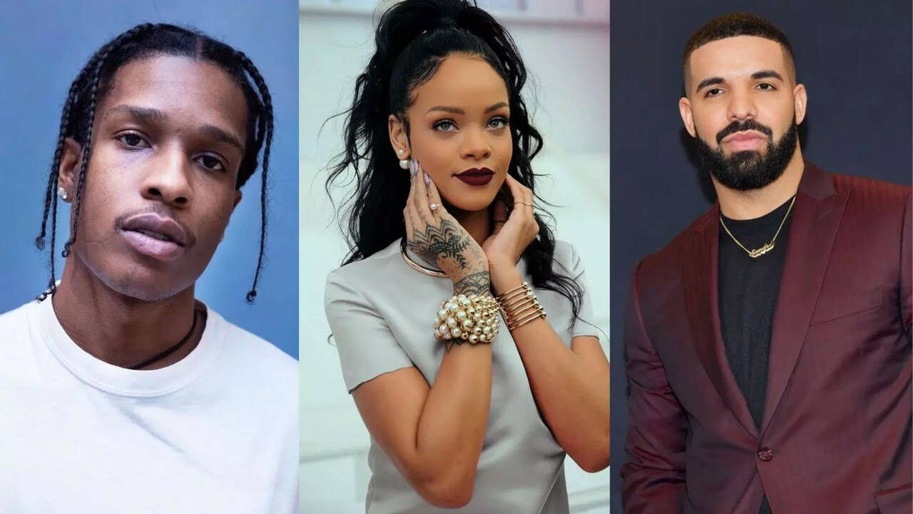 ​ASAP Rock Defends Rihanna Against Drake Through Show Of Hands With Metro Boomin, Future