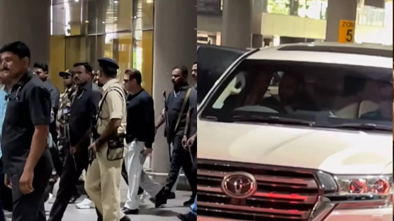 Salman Khan Return from Dubai