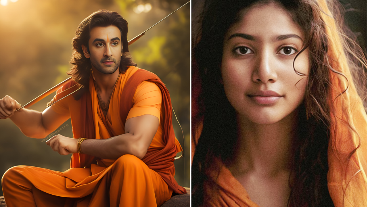 Ramayana: Ranbir Kapoor Dons Dhoti, Sai Pallavi Looks Gorgeous In Saree On Nitesh Tiwari Film's Set | Exclusive Pics