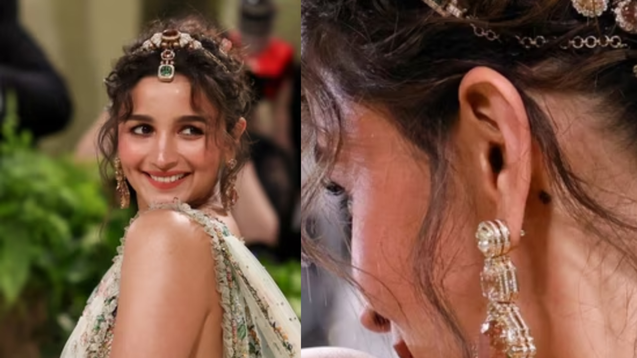 Alia Bhatt Sports Kaala Teeka Behind Her Ear At Met Gala 2024, Netizens Call It 'So Precious'