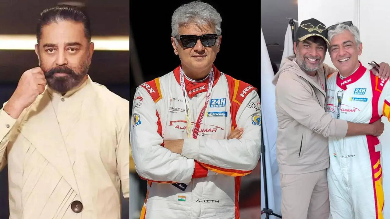 Ajith Kumar Grabs 3rd Place At 24H Dubai Race. Kamal Haasan, R Madhavan And More Celebs Congratulate Actor-Racer