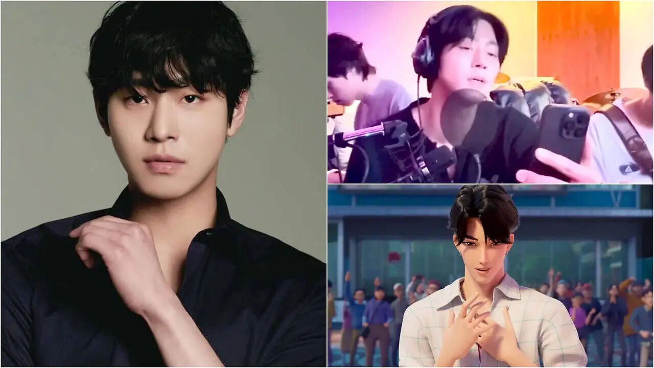 케이팝 데몬 헌터스 진우와 안효섭 성우 사진