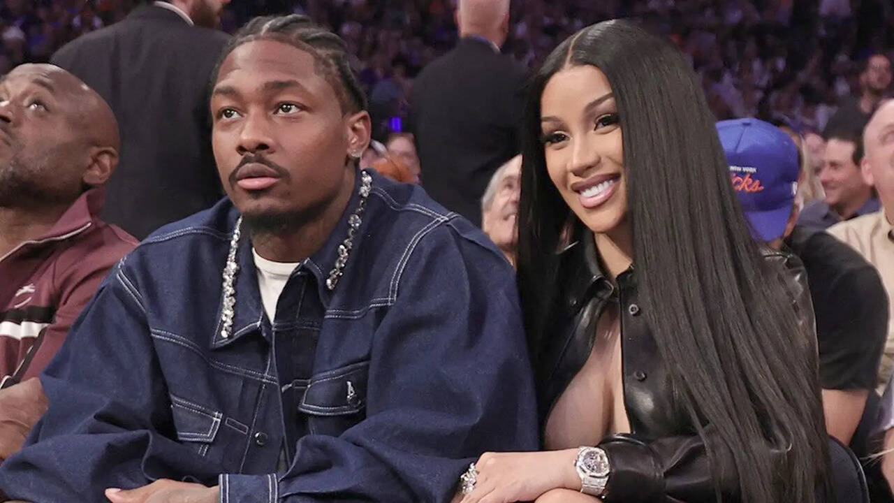 Cardi B is expecting her fourth child, marking her first with boyfriend Stefon  Diggs. The rapper humorously urged fans to purchase her album, stating,  "Buy my album so I can afford diapers." |