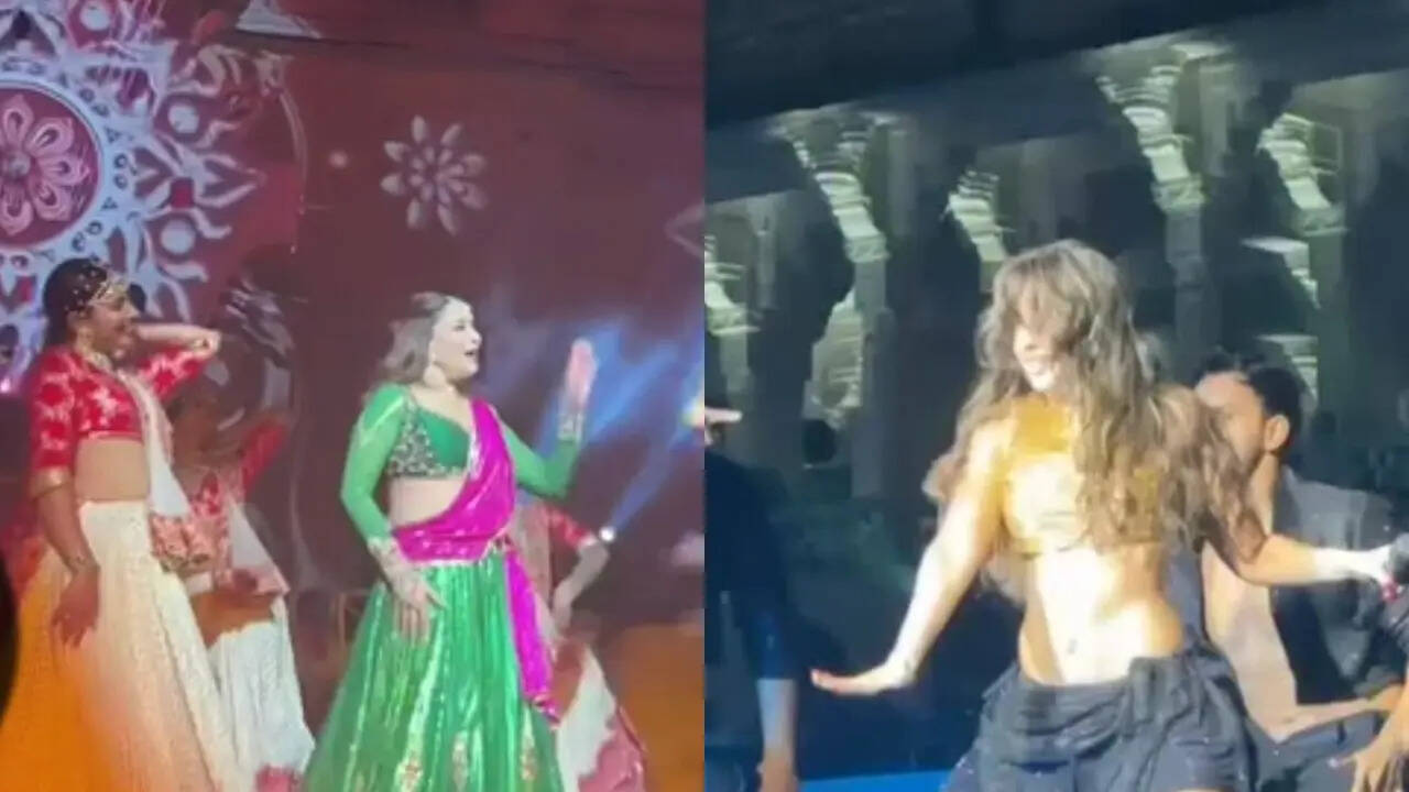 madhuri-dixit-nora-fatehi-udaipur-wedding-performance