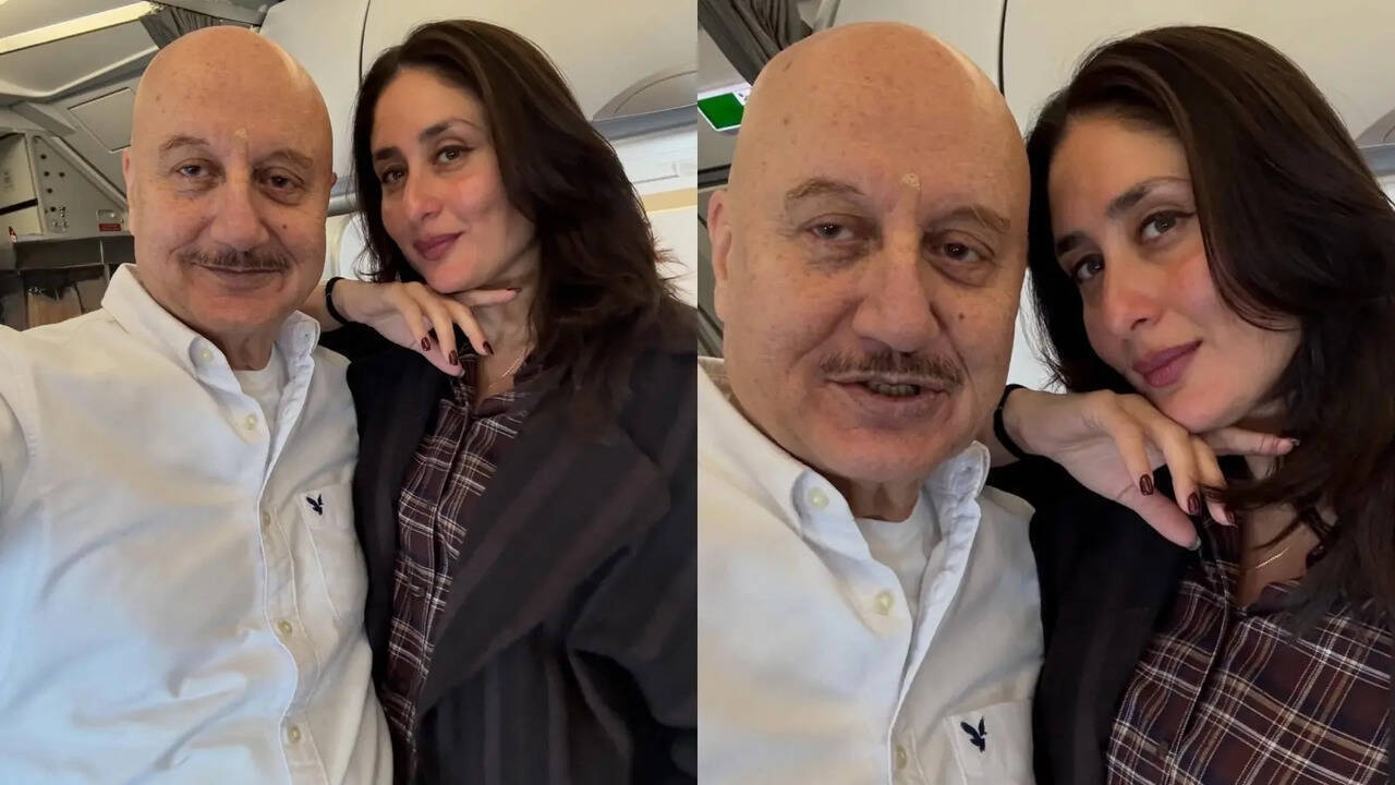 anupam-kher-bebo-unexpected-meet-refugee-photos