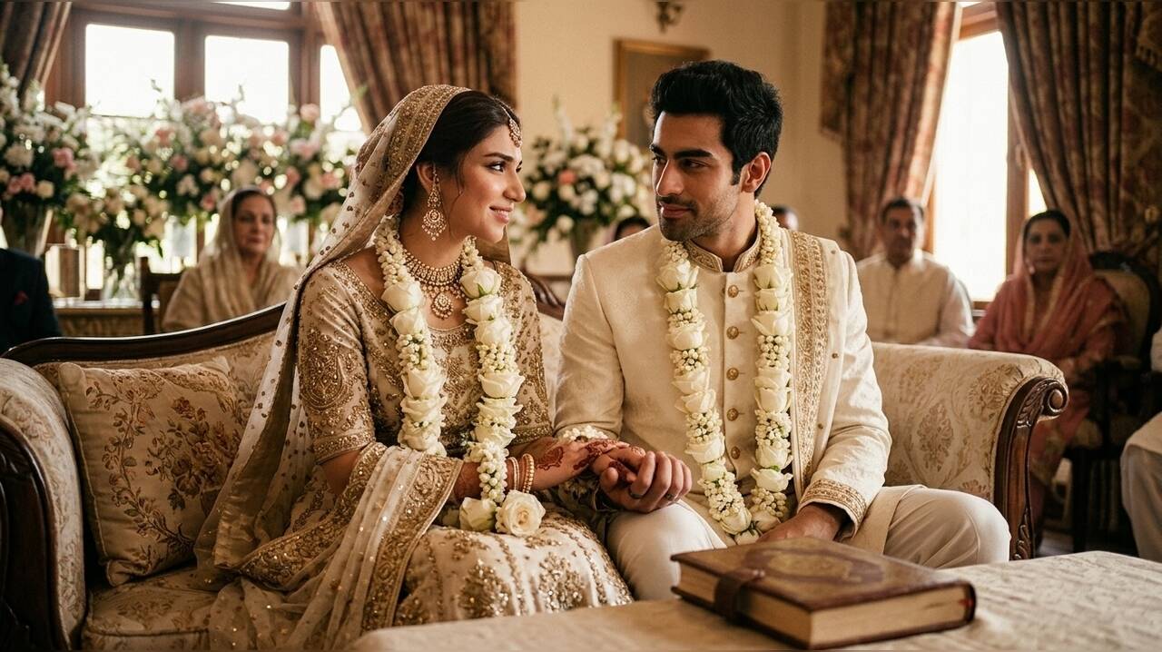 Wedding Image of Ramsha Khan and Khushhal Khan Surfaces: Private Nikah ...