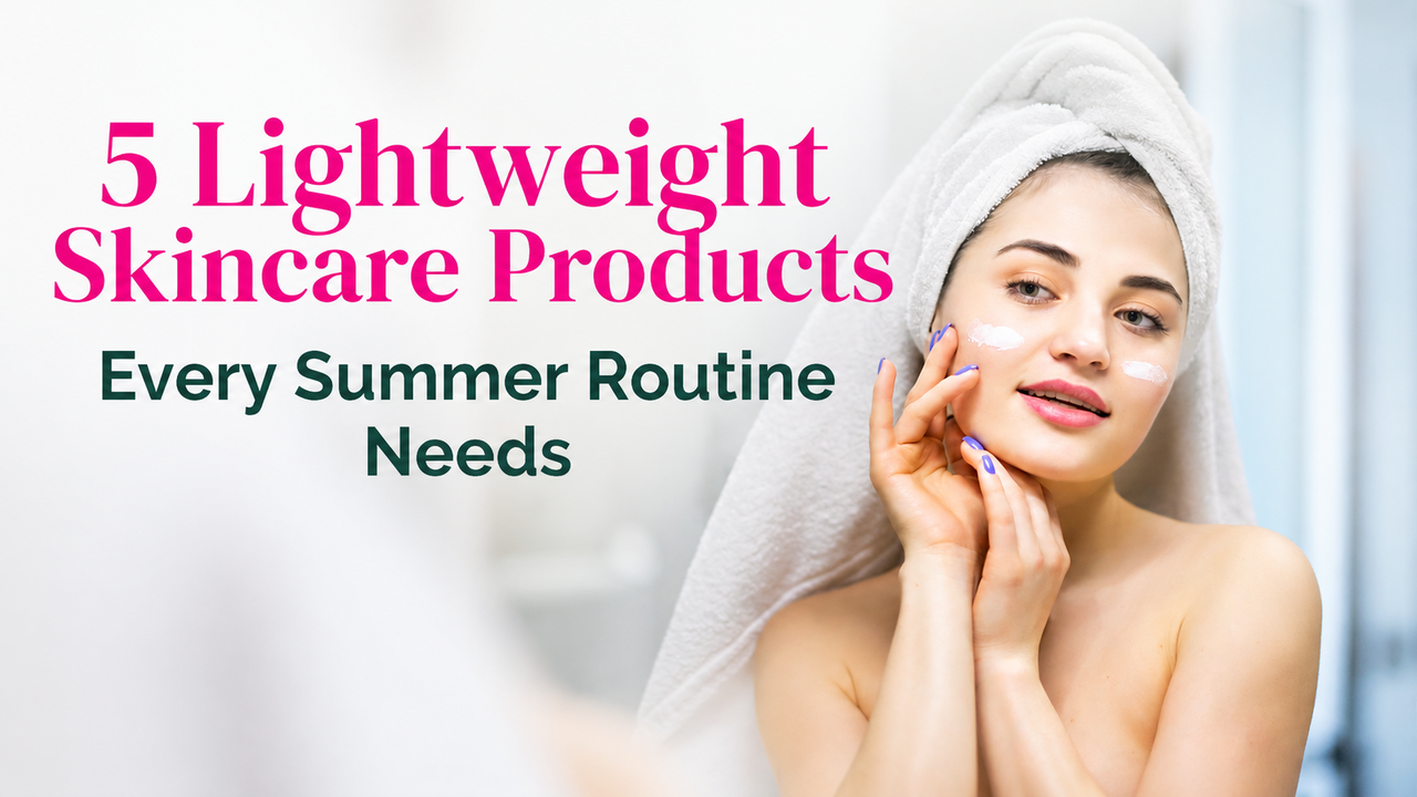 5 lightweight skincare products every summer routine needs