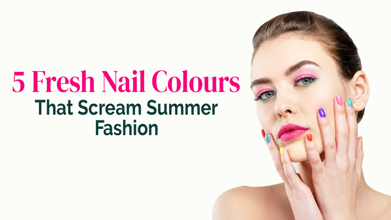 5 fresh nail colours that scream summer fashion