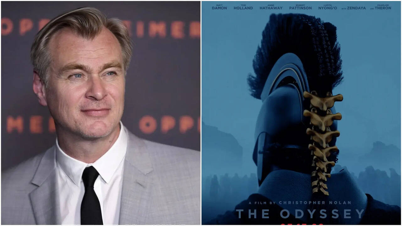 christopher nolan returns to india for the odyssey premiere asks audience about their reactions
