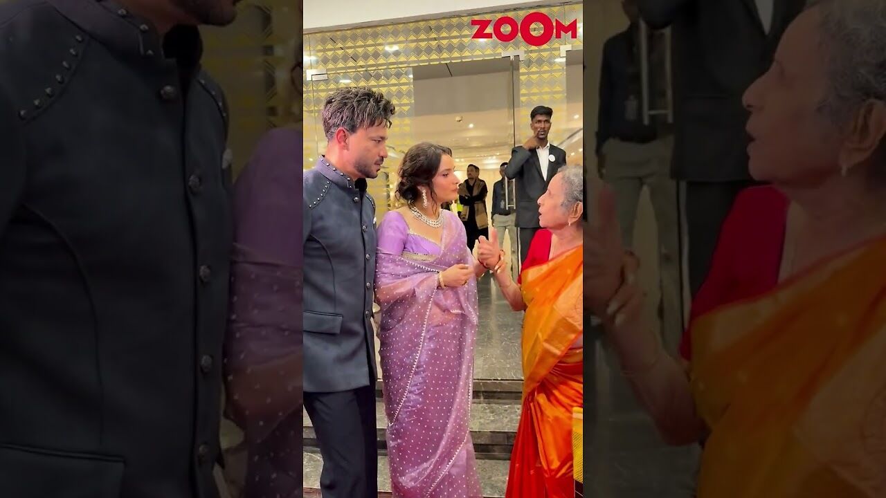ankita-lokhande-and-usha-jain-attend-mr-faisu-wedding-reception