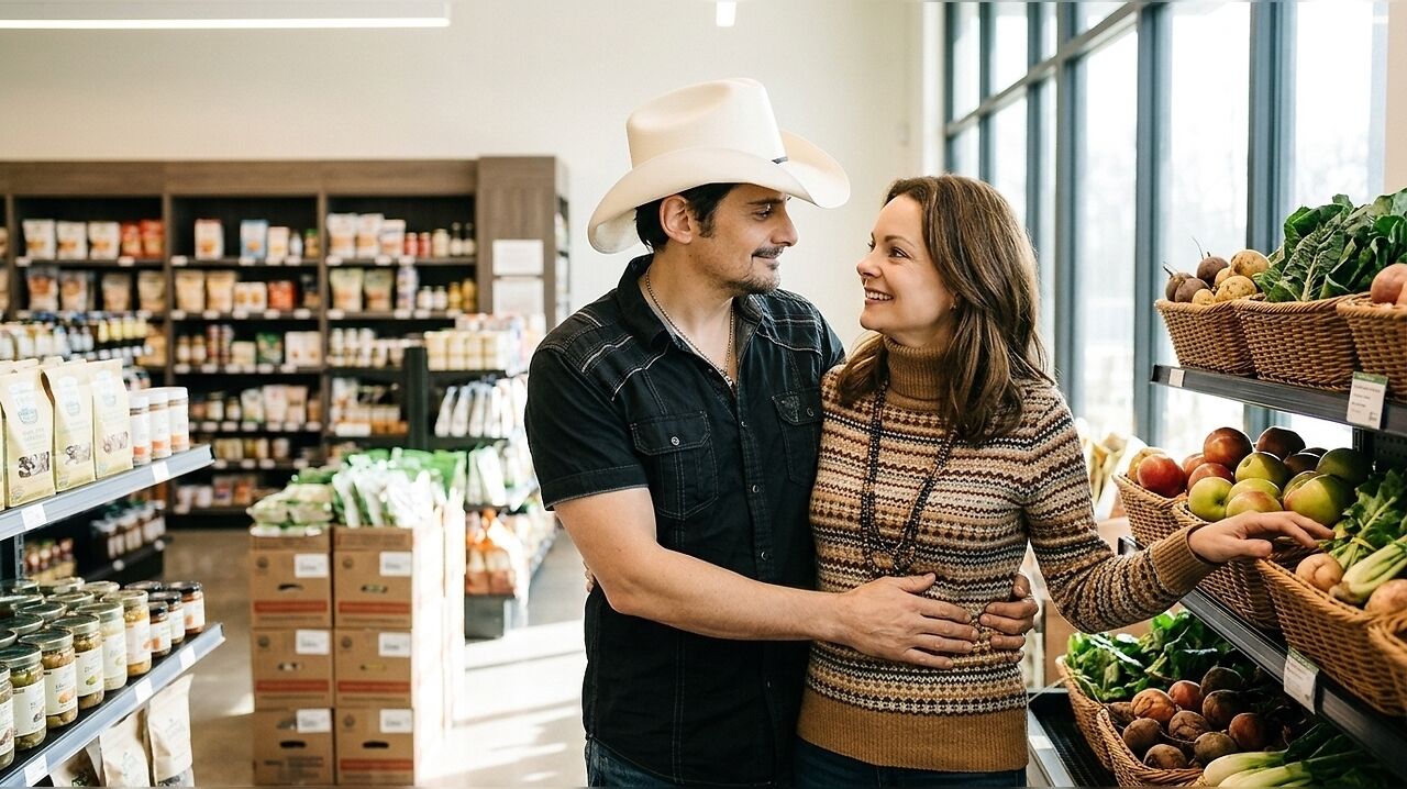 Brad Paisley and Kimberly Williams-Paisley Open Second Free Grocery ...