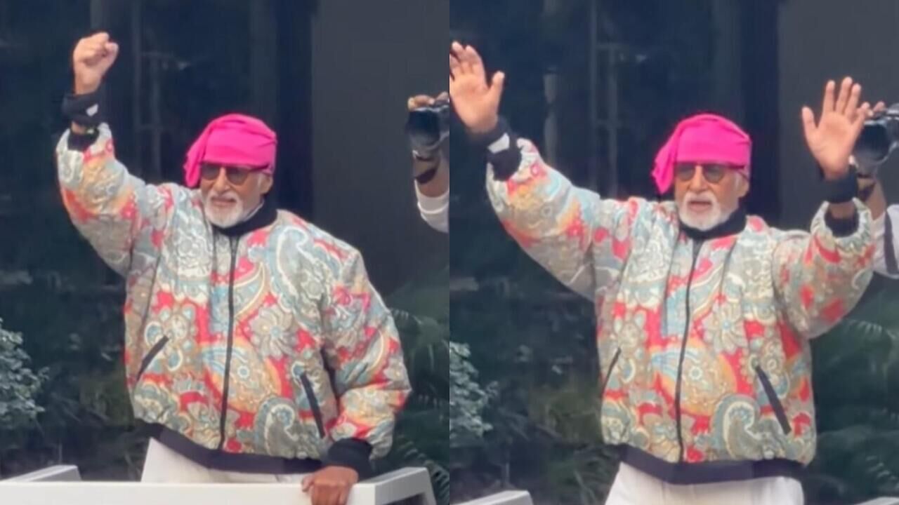 Amitabh Bachchan Greets Fans at Jalsa Following Security Alert | Zoom TV