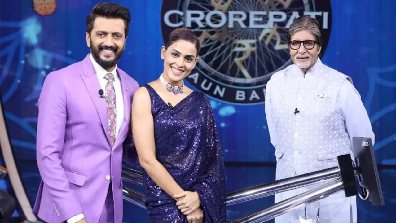 KBC 13: Genelia D'Souza, Riteish Deshmukh