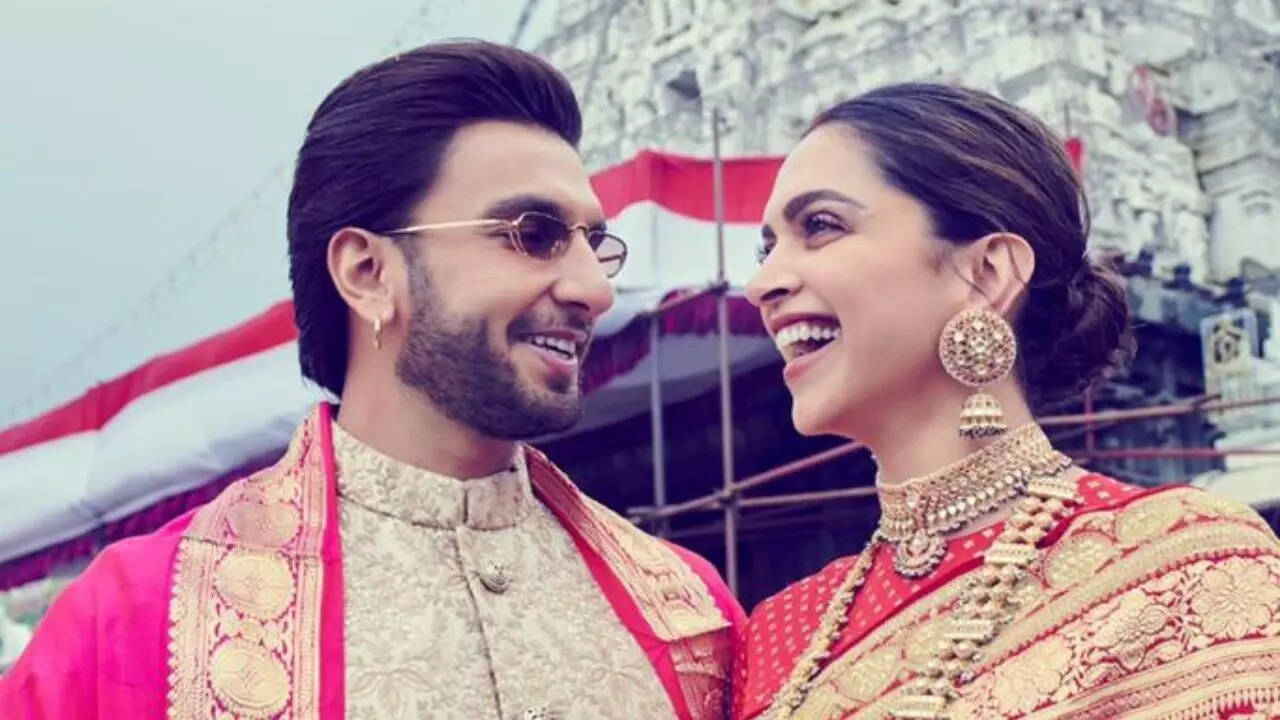 Deepika Padukone, Ranveer Singh at Tirupati temple