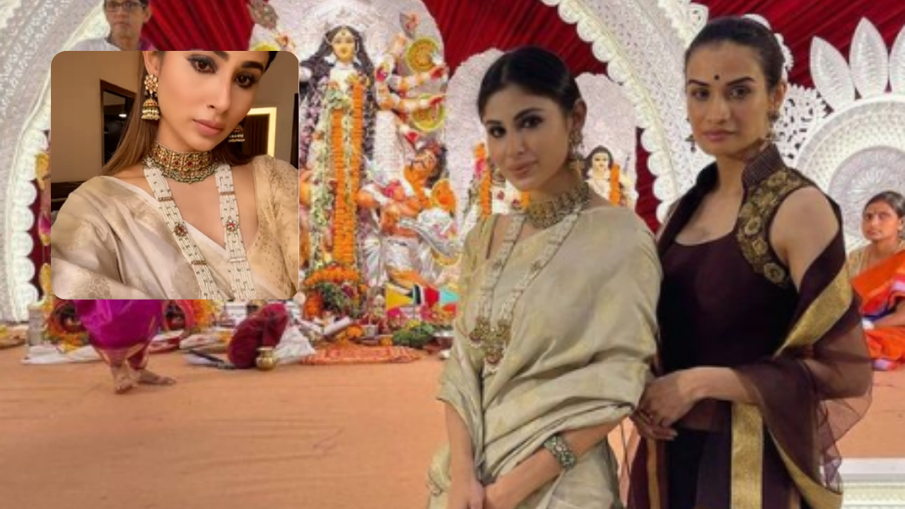 Mouni Roy in saree